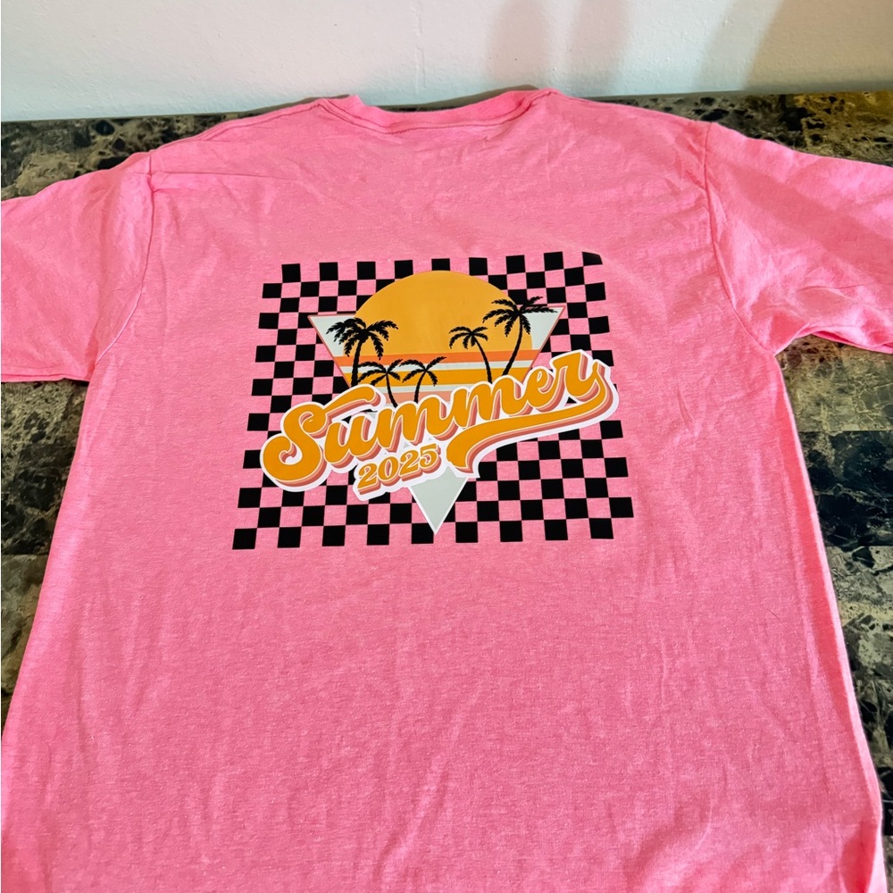 Pink Summer 2025  Graphic T-Shirt